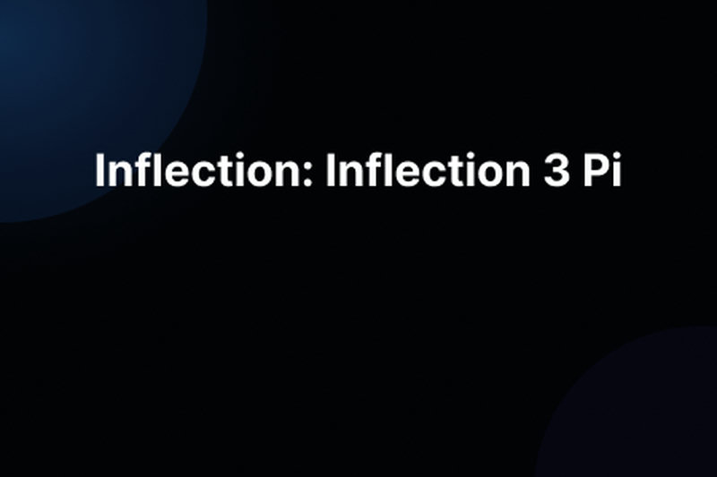 Inflection: Inflection 3 Pi