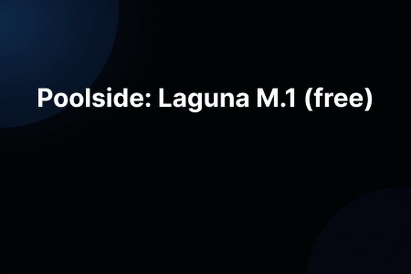 Poolside: Laguna M.1 (free)