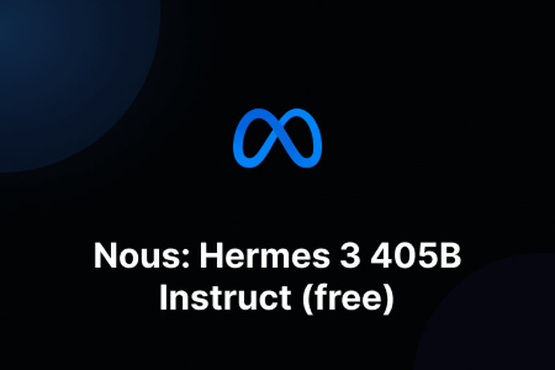 Nous: Hermes 3 405B Instruct (free)