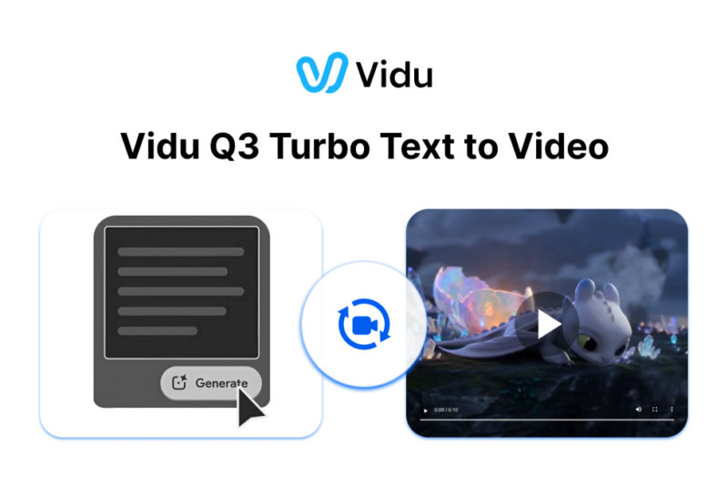Vidu Q3 Turbo Text to Video