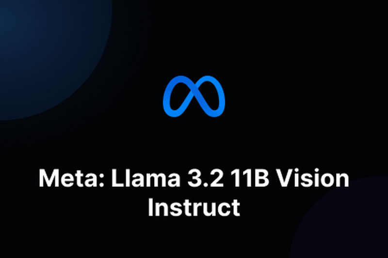 Meta: Llama 3.2 11B Vision Instruct