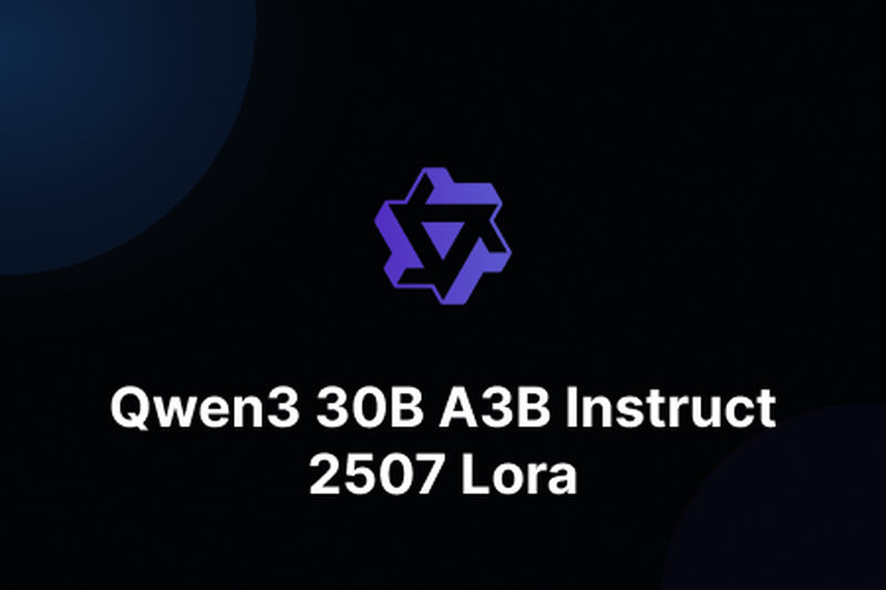 Qwen3 30B A3B Instruct 2507 Lora
