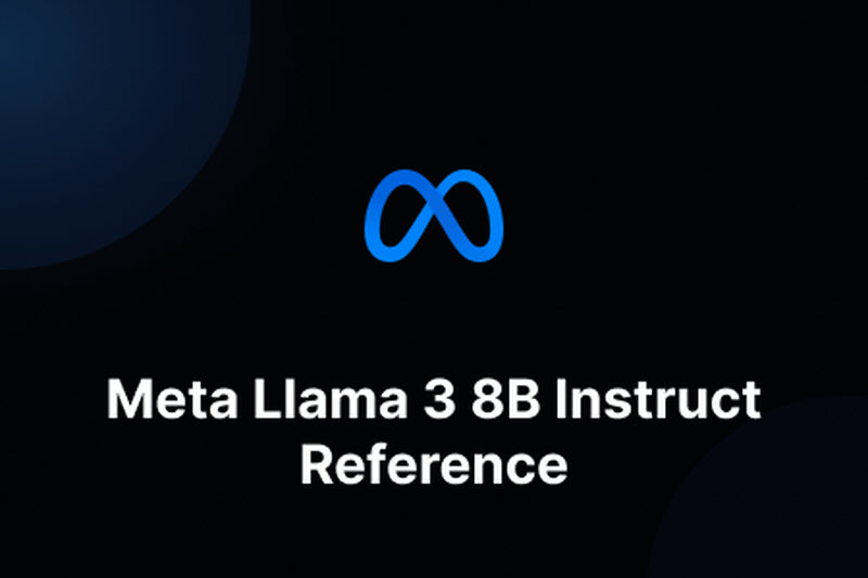 Meta Llama 3 8B Instruct Reference
