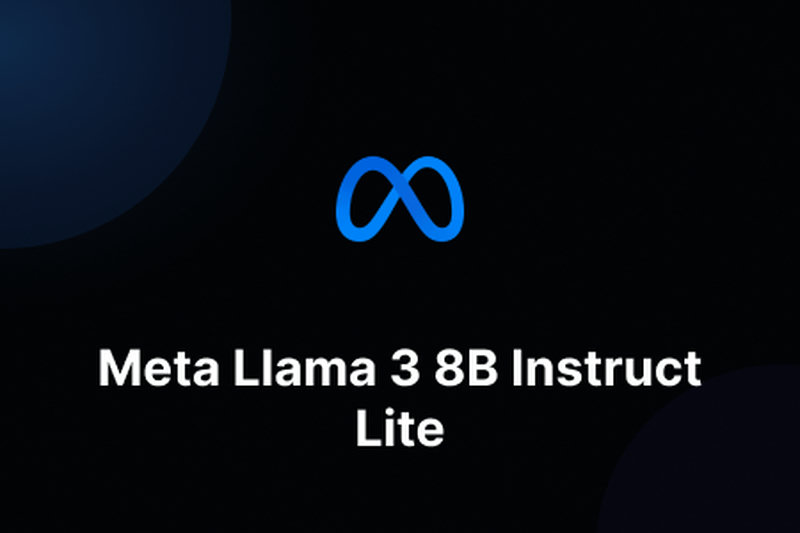 Meta Llama 3 8B Instruct Lite