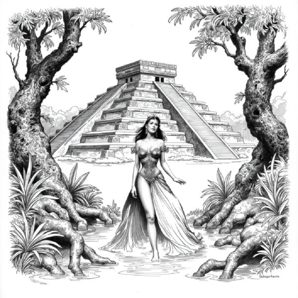 Julie Sketch Style-GMR - Julie Bell Sketch Style