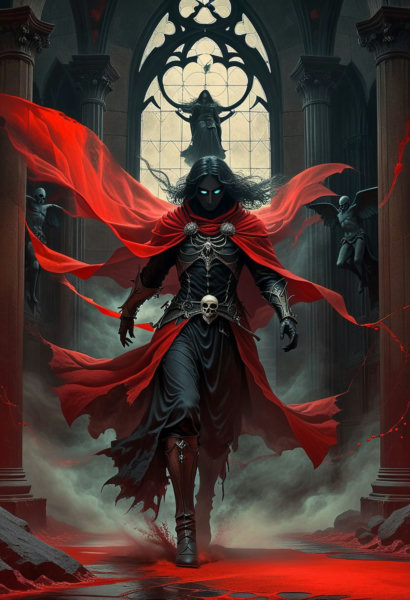 Detailed creepy action shot - XL - SDXL V1.0