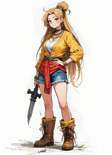 Rough Concept Art - v1.1 Flux Dev