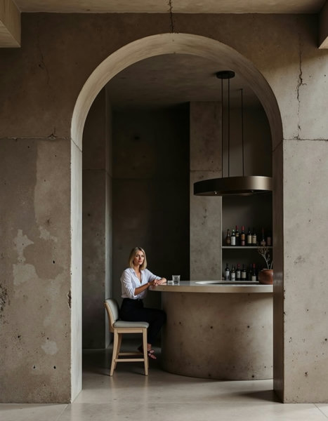 Brutalist interior design - v1.0