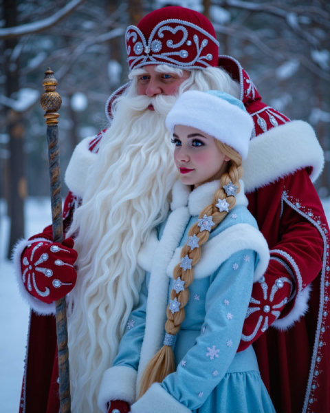 DED MOROZ with SNEGUROCHKA_FLUX - v1.0