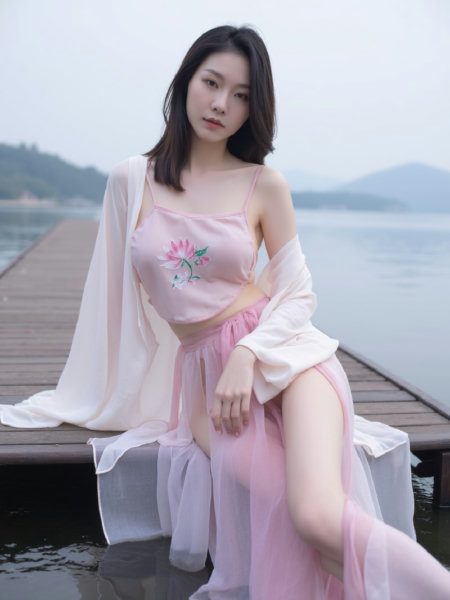 X粉色汉服肚兜Hanfu bellyband(Lib) - v0.7
