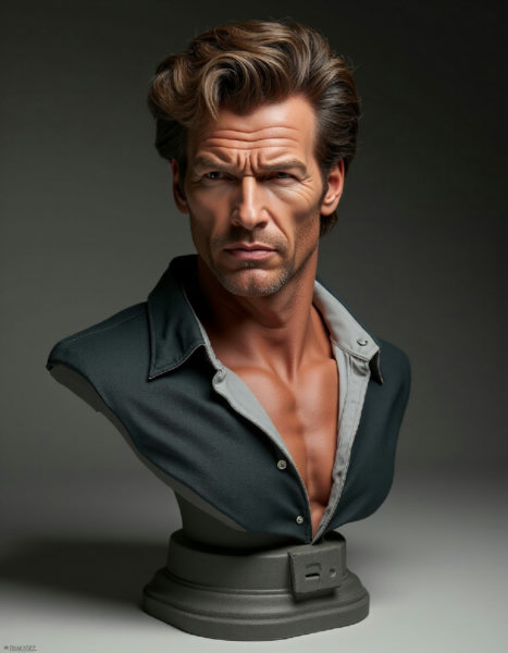 Figure Bust premium - Statue - Bust - LORA - FLUX v1.0