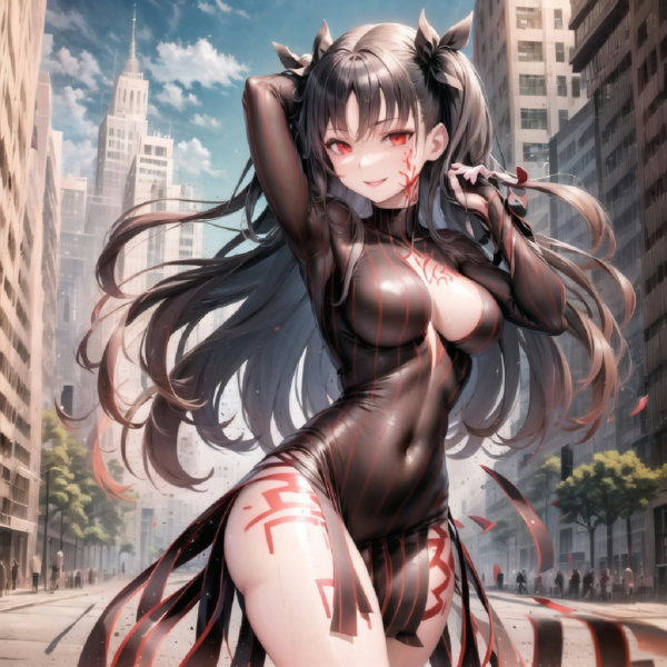 Rin tohsaka LORA and(Pony) from fate stay night visual novel - Dark Rin tohsaka 2.0