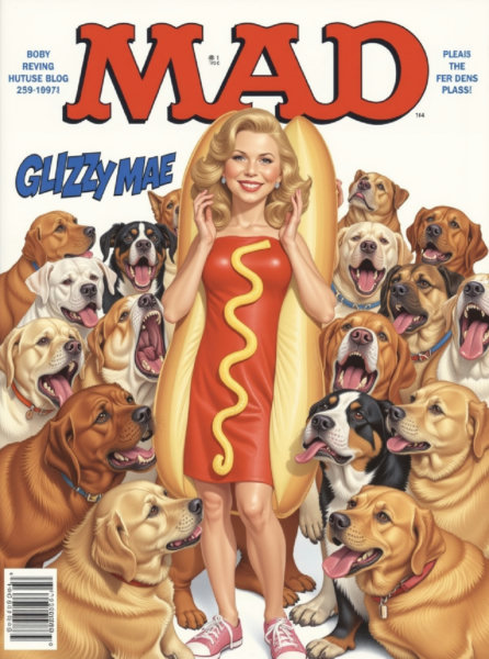 MAD Magazine Cover (1980s style) - FLUX v1.0