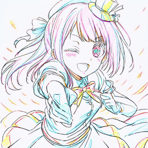 Anime Original Art Style - Color Trace | Pony illustrious SDXL - SDXL_v1.0