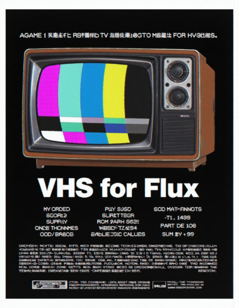 VHS Style - SD3.5/Flux/SDXL/Pony - Realistic v2 Flux