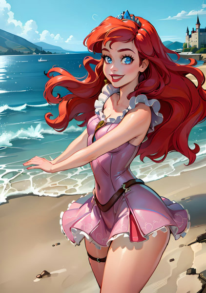 Ariel (The Little Mermaid) Disney Princess - | Illustrious XL | XL PONY | SD 1.5 - by YeiyeiArt - Ar
