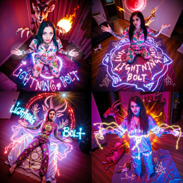 Light Trails - lightning bolt