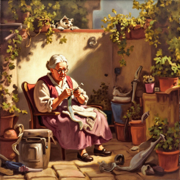 Paintings from Carl Spitzweg - v2.0 - impressionistic