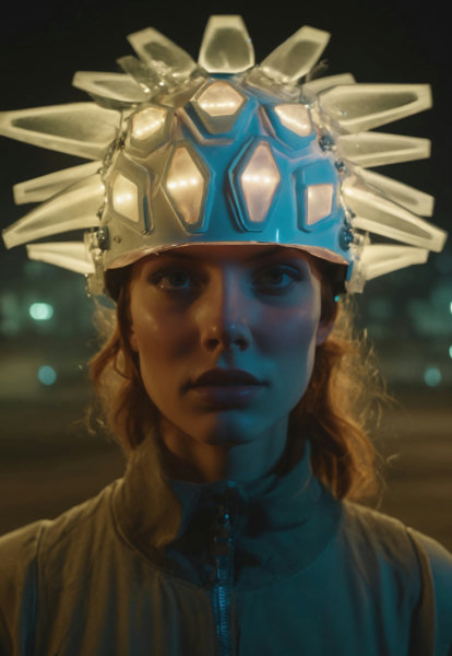 Experimental Lora: rorschach-test & more - automaton helmet