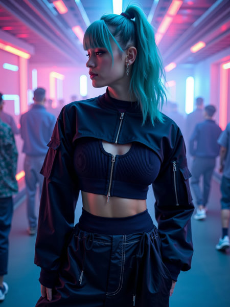 Cyberpunk Chic - Jacket 01 - FLUX