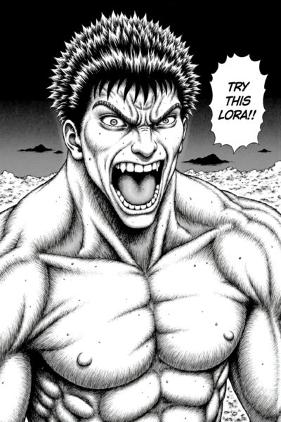 Berserk manga style - Flux Lora - v1.0