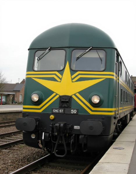 Locomotive serie 59 SNCB - star livery