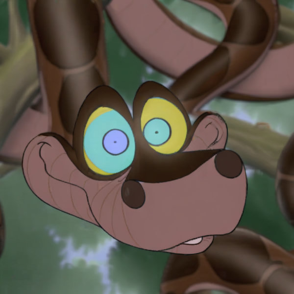 kaa the snake hypnotic eyes - jungle book 1967 - V2