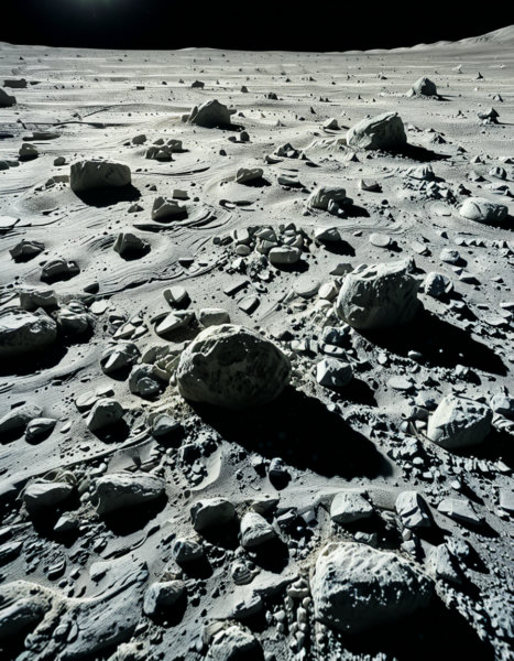 moon surface background - v2