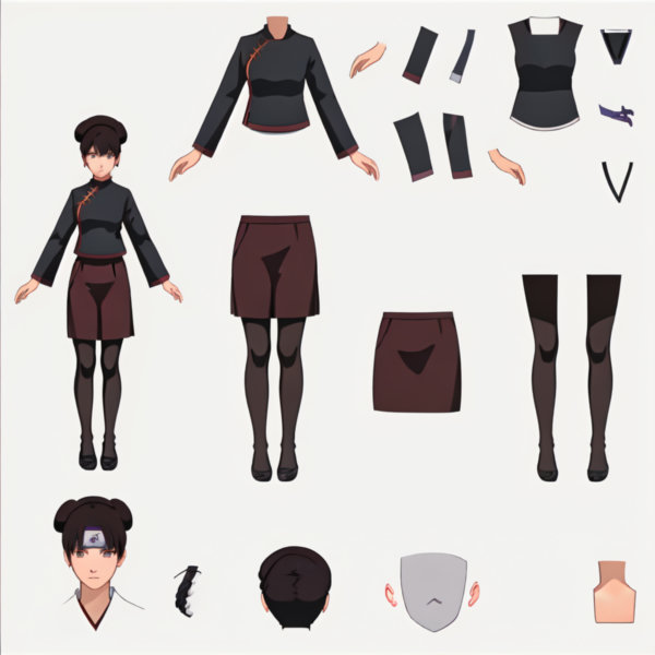 Vtuber - LIVE2D Split Model VTuber - Virtual YouTuber - 1.0