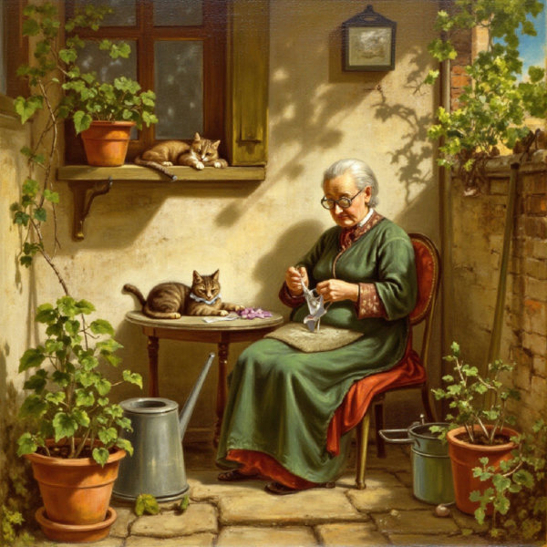 Paintings from Carl Spitzweg - v2.0 - inbetween