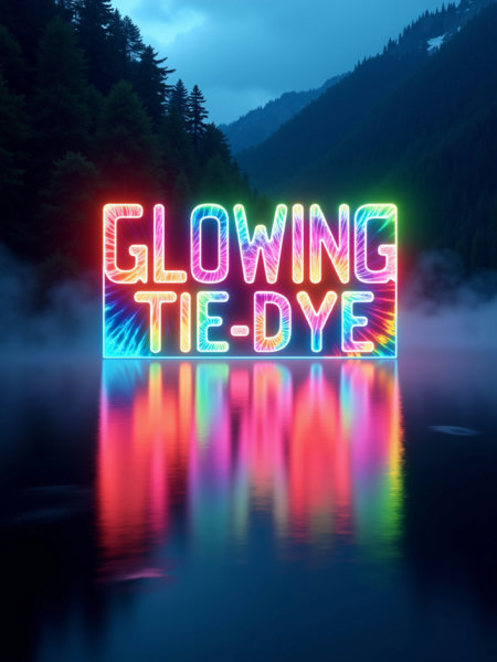 Glowing Tiedye FLUX & SDXL - FLUX