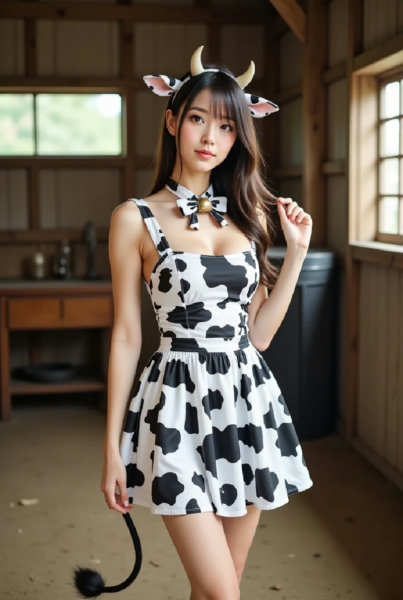 Cow Cosplay/Cow dress FLUX - v1.0