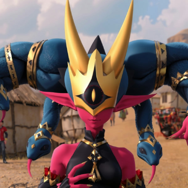 Medusamon (Digimon) - Flux Beta