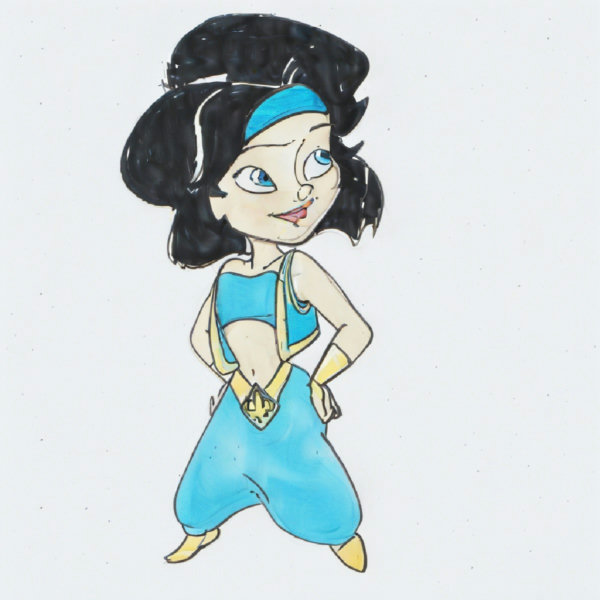 Aladdin OC: Zhanna - V1