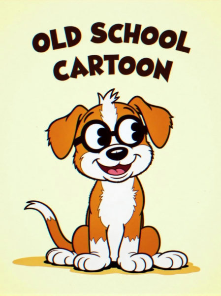 Old School Cartoon Style for FLUX - v2.0