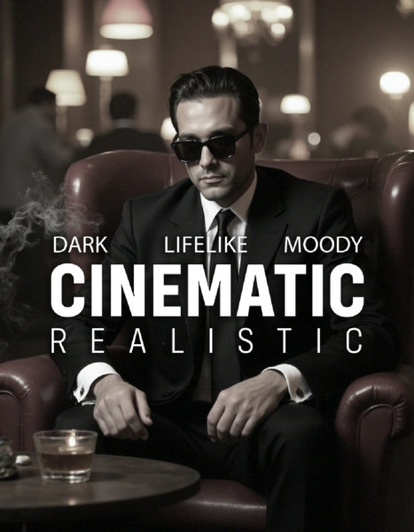 Dark Moody CINEMATIC Style (Realistic) - FLUX - V1