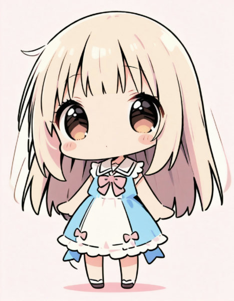 ( Chibi character ) XL LoRA by coa Style - v0.1