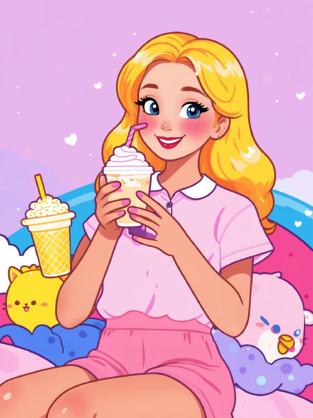 Cute Flat Art - SDXL v1.0