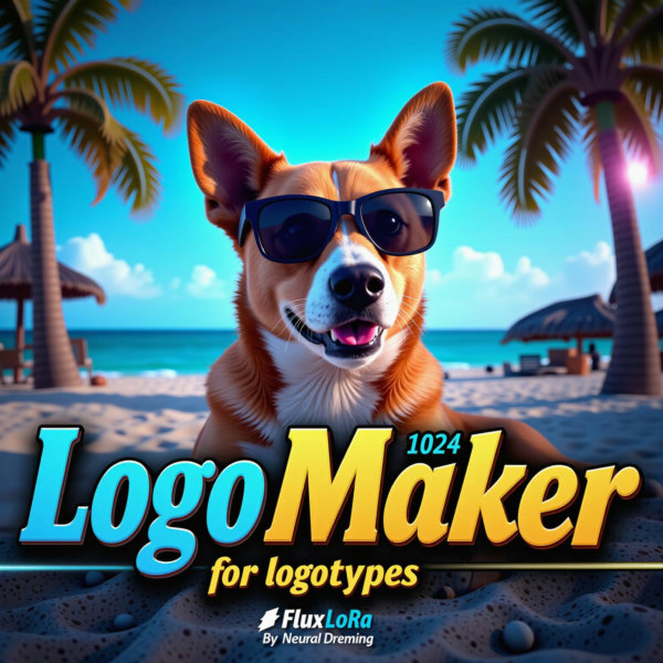 LogoMaker1024: Classic & Cartoon Logotypes | Flux.1 D LoRa - v0.1