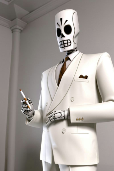 Manuel "Manny" Calavera, from Grim Fandango - SDXL v1.0