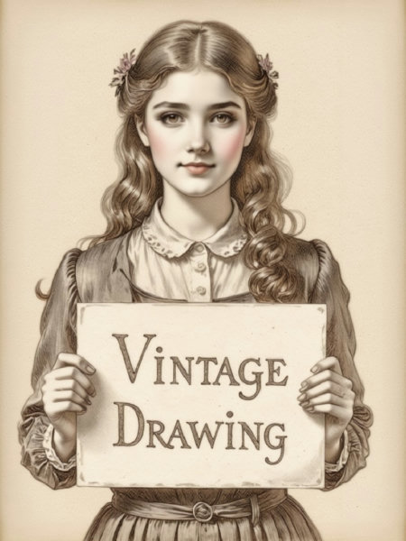 Vintage Drawing - CE - V1.1 - Flux.1 D