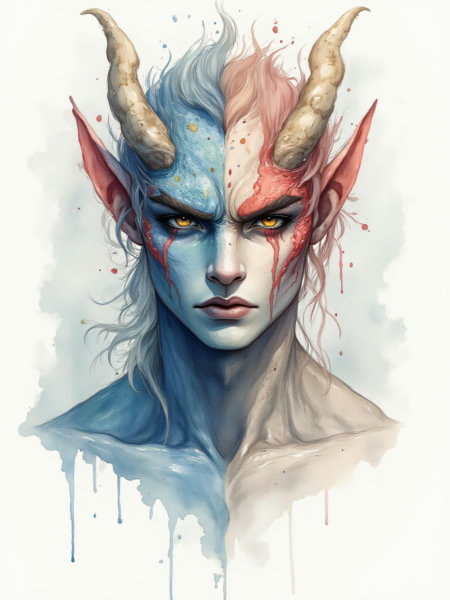 Ars MidJourney Watercolor - Flux