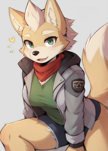 Fox Mccloud Female (Furry) - SD_v1.5