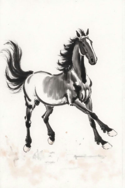 The Tragecally Hip: Chinese Ink Wash Style (Xu Beihong) - Animals Only