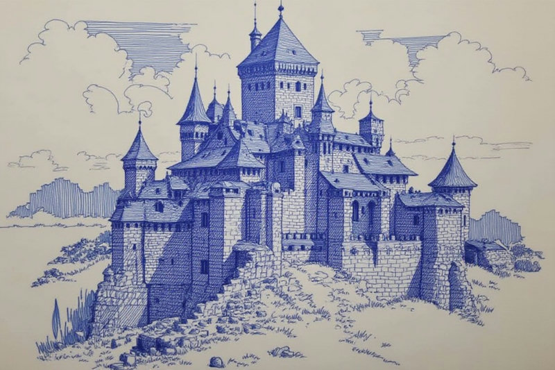 sketch( ballpoint pen sketch) - - sketch FLUX