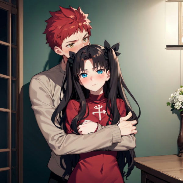 Rin tohsaka LORA and(Pony) from fate stay night visual novel - ShirouXRin