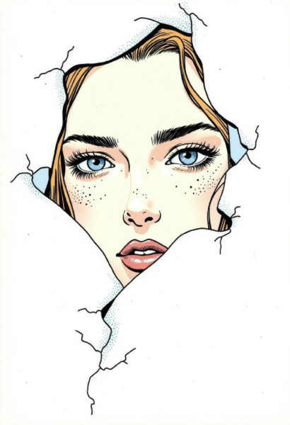 Rogue Ligne Claire Comic Book Illustrator - FLUX V2