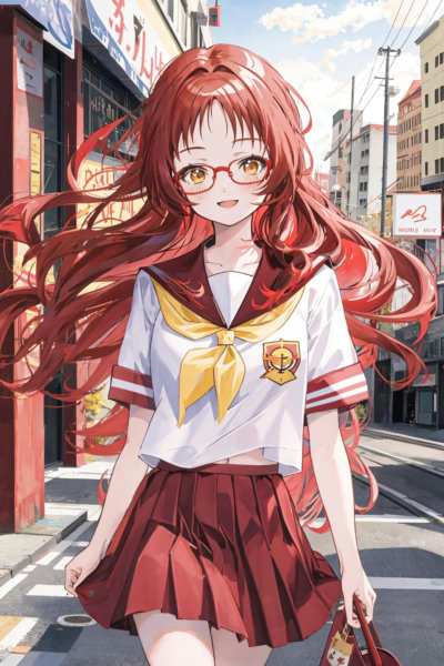 Ai Mie (The Girl I Like Forgot Her Glasses) | NAI v-pred / Illustrious / Pony / SD1.5 / FLUX - v5