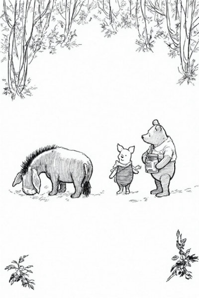 The Pooh in the Willow: E.H. Shepard Children's Book Illustration Style - v1.0