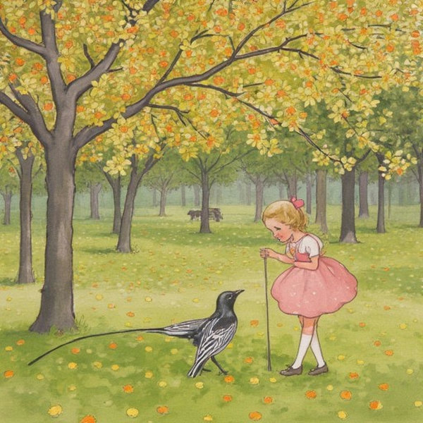Elsa Beskow Style FLUX PONY XL SD - Swedish author and illustrator of children's books - FLUX v1.0